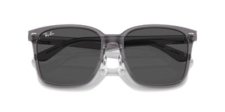 Ray-ban Rb 2206d Unisex Grey Squared Sunglasses