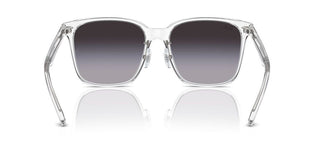 Ray-ban Rb 2206d Unisex Transparent Squared Sunglasses