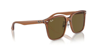 Ray-ban Rb 2206d Unisex Brown Squared Sunglasses