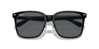 Ray-ban Rb 2206d Unisex Black Squared Sunglasses