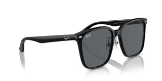 Ray-ban Rb 2206d Unisex Black Squared Sunglasses
