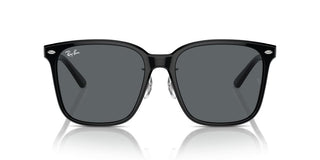 Ray-ban Rb 2206d Unisex Black Squared Sunglasses