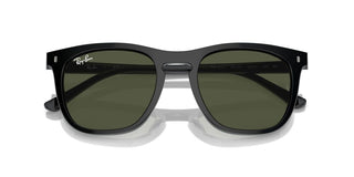 Ray-ban Rb 2210 Unisex Black Squared Sunglasses