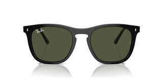 Ray-ban Rb 2210 Unisex Black Squared Sunglasses