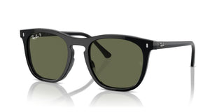 Ray-ban Rb 2210 Unisex Black Squared Sunglasses