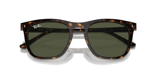Ray-ban Rb 2210 Unisex Havana Squared Sunglasses