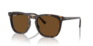 Ray-ban Rb 2210 Unisex Havana Squared Sunglasses