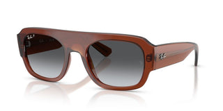 Ray-Ban RB 2218 unisex Brown Pilot Sunglasses