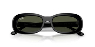 Ray-Ban RB 2221 women Black Oval Sunglasses