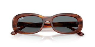Ray-Ban RB 2221 women Havana Oval Sunglasses