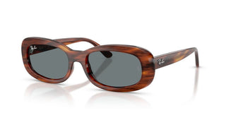 Ray-Ban RB 2221 women Havana Oval Sunglasses