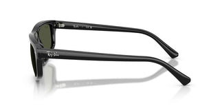 Ray-ban Rb 2225 Unisex Black Geometric Sunglasses