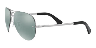 Ray-Ban RB 3449 unisex Silver Pilot Sunglasses