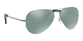 Ray-Ban RB 3449 unisex Silver Pilot Sunglasses