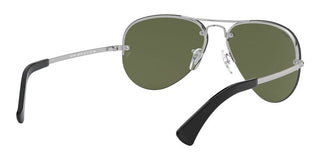 Ray-Ban RB 3449 unisex Silver Pilot Sunglasses