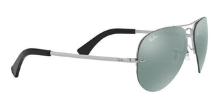 Ray-Ban RB 3449 unisex Silver Pilot Sunglasses