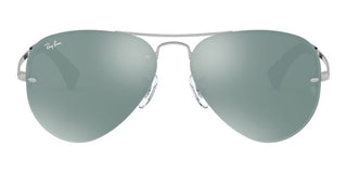 Ray-Ban RB 3449 unisex Silver Pilot Sunglasses