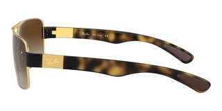 Ray-Ban RB 3522 unisex Gold Geometric Sunglasses