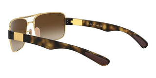 Ray-Ban RB 3522 unisex Gold Geometric Sunglasses