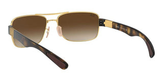 Ray-Ban RB 3522 unisex Gold Geometric Sunglasses