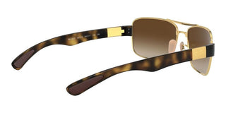 Ray-Ban RB 3522 unisex Gold Geometric Sunglasses