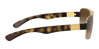 Ray-Ban RB 3522 unisex Gold Geometric Sunglasses