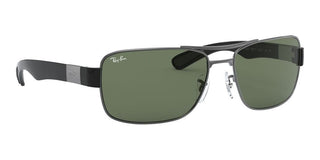 Ray-Ban RB 3522 unisex Ruthenium Geometric Sunglasses