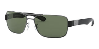 Ray-Ban RB 3522 unisex Ruthenium Geometric Sunglasses