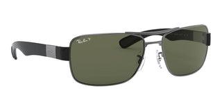 Ray-Ban RB 3522 unisex Ruthenium Geometric Sunglasses