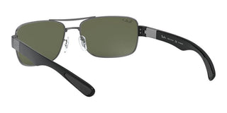 Ray-Ban RB 3522 unisex Ruthenium Geometric Sunglasses