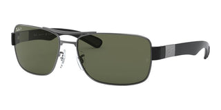 Ray-Ban RB 3522 unisex Ruthenium Geometric Sunglasses