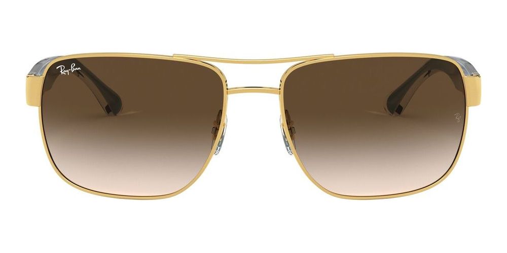 Ray Ban RB 3530 unisex Gold Geometric Sunglasses Otticanet USA