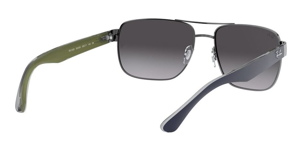 Ray-Ban RB 3530 unisex Ruthenium Geometric Sunglasses – Otticanet USA