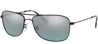 Ray-Ban RB 3543 CHROMANCE unisex Black Pilot Sunglasses