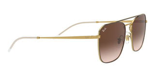 Ray-Ban RB 3588 men Brown Pilot Sunglasses