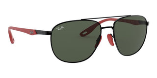 Ray-Ban RB 3659M SCUDERIA FERRARI men Black Pilot Sunglasses