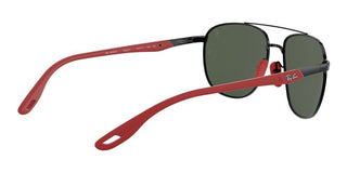 Ray-Ban RB 3659M SCUDERIA FERRARI men Black Pilot Sunglasses
