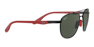 Ray-Ban RB 3659M SCUDERIA FERRARI men Black Pilot Sunglasses