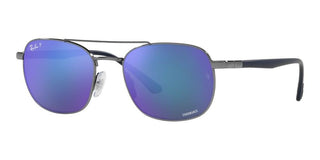 Ray-Ban RB 3670CH CHROMANCE unisex Ruthenium Pilot Sunglasses