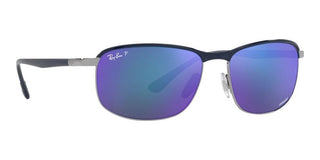Ray-Ban RB 3671CH CHROMANCE unisex Blue Geometric Sunglasses