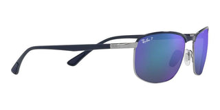 Ray-Ban RB 3671CH CHROMANCE unisex Blue Geometric Sunglasses