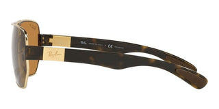 Ray-Ban RB 3672 unisex Gold Pilot Sunglasses