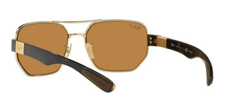 Ray-Ban RB 3672 unisex Gold Pilot Sunglasses