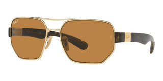 Ray-Ban RB 3672 unisex Gold Pilot Sunglasses