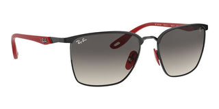 Ray-Ban RB 3673M SCUDERIA FERRARI unisex Black Geometric Sunglasses