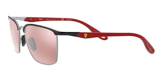 Ray-Ban RB 3673M SCUDERIA FERRARI unisex Black Geometric Sunglasses