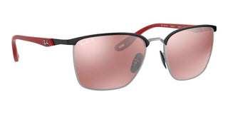 Ray-Ban RB 3673M SCUDERIA FERRARI unisex Black Geometric Sunglasses