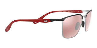 Ray-Ban RB 3673M SCUDERIA FERRARI unisex Black Geometric Sunglasses