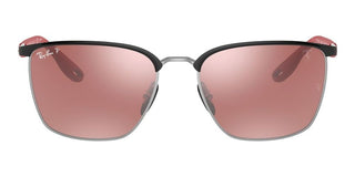 Ray-Ban RB 3673M SCUDERIA FERRARI unisex Black Geometric Sunglasses