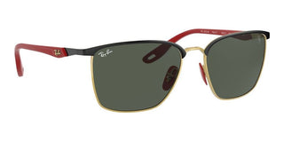 Ray-Ban RB 3673M SCUDERIA FERRARI unisex Black Geometric Sunglasses